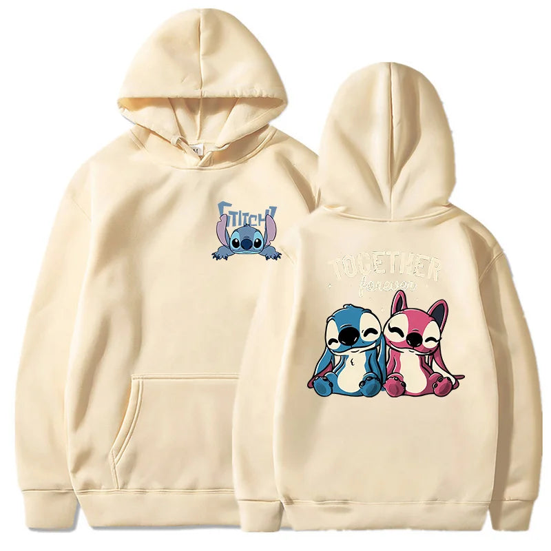 Stitch & Angel Together Forever Hoodie