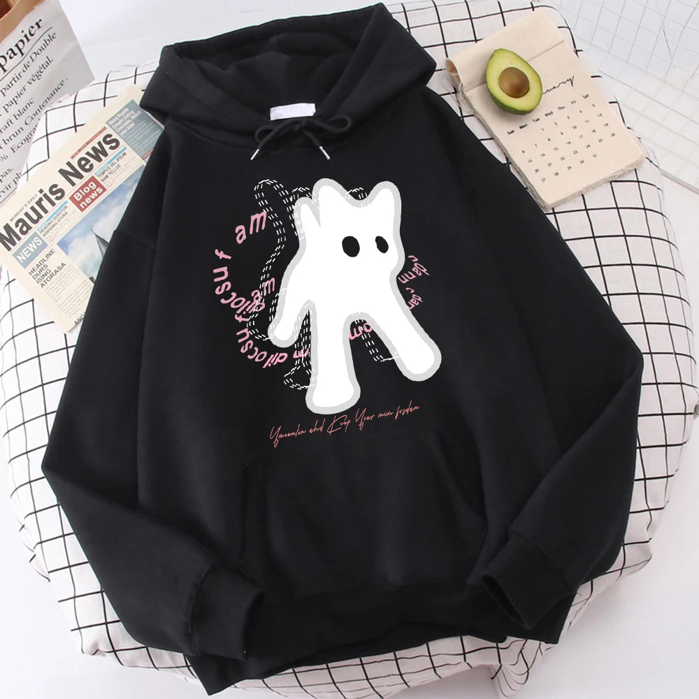 Ghost Cat Hoodie