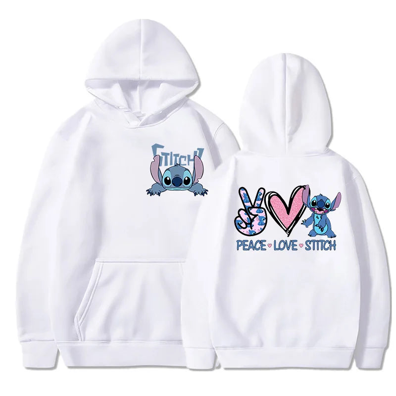 Peace Love Stitch Hoodie