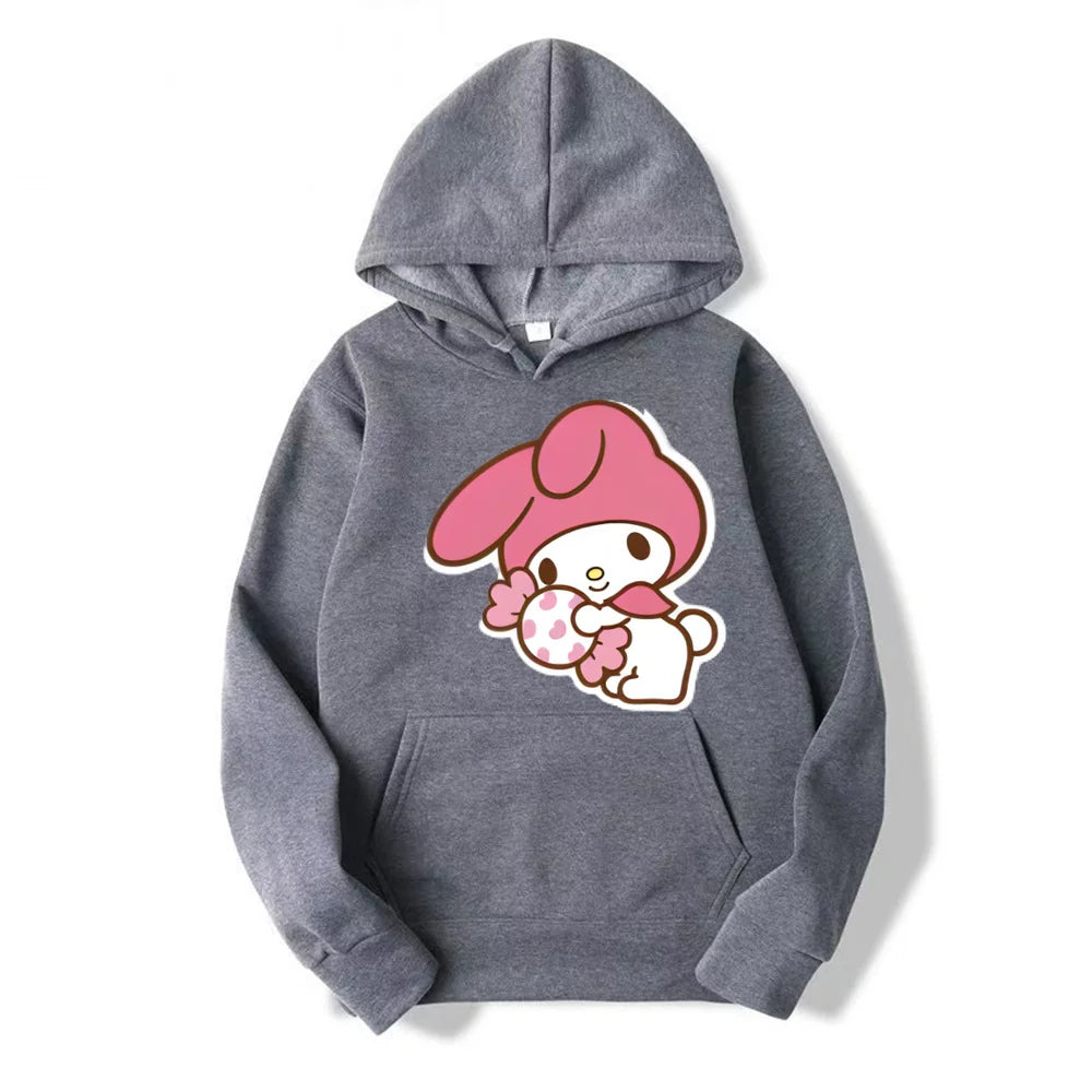 My Melody And Kuromi Cartoon Hoodie