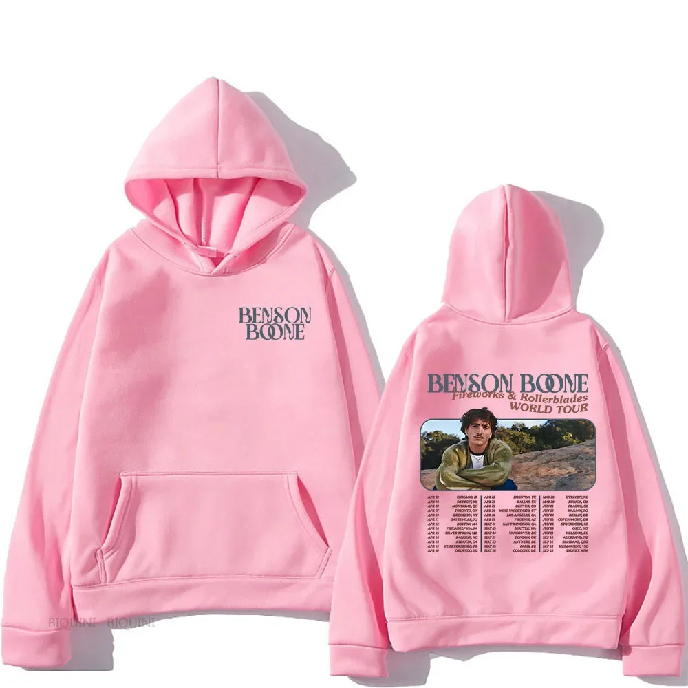 Fireworks & Rollerblades Benson Boone Hoodie