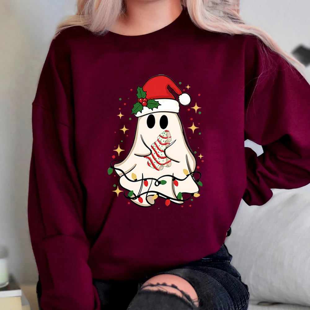 Christmas Ghost Tree Sweatshirt