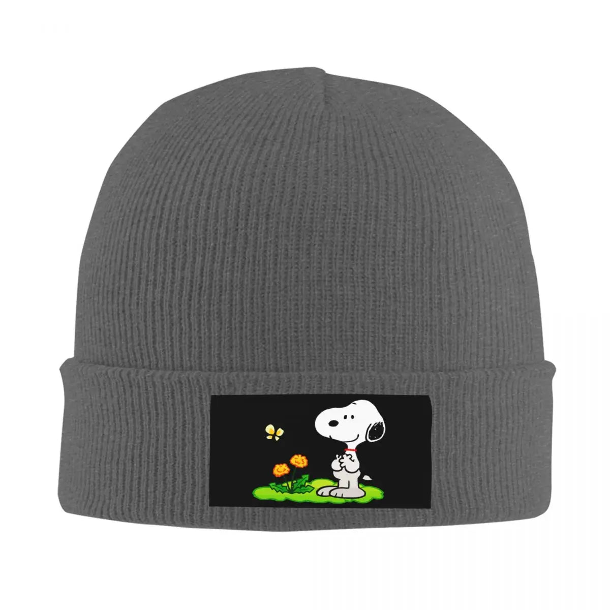 Snoopy Flower Knitted Beanie