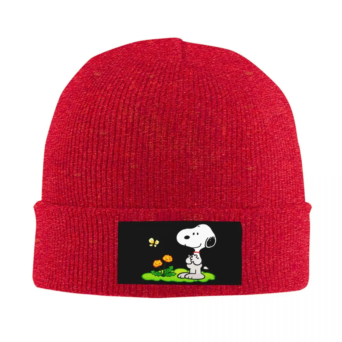 Snoopy Flower Knitted Beanie