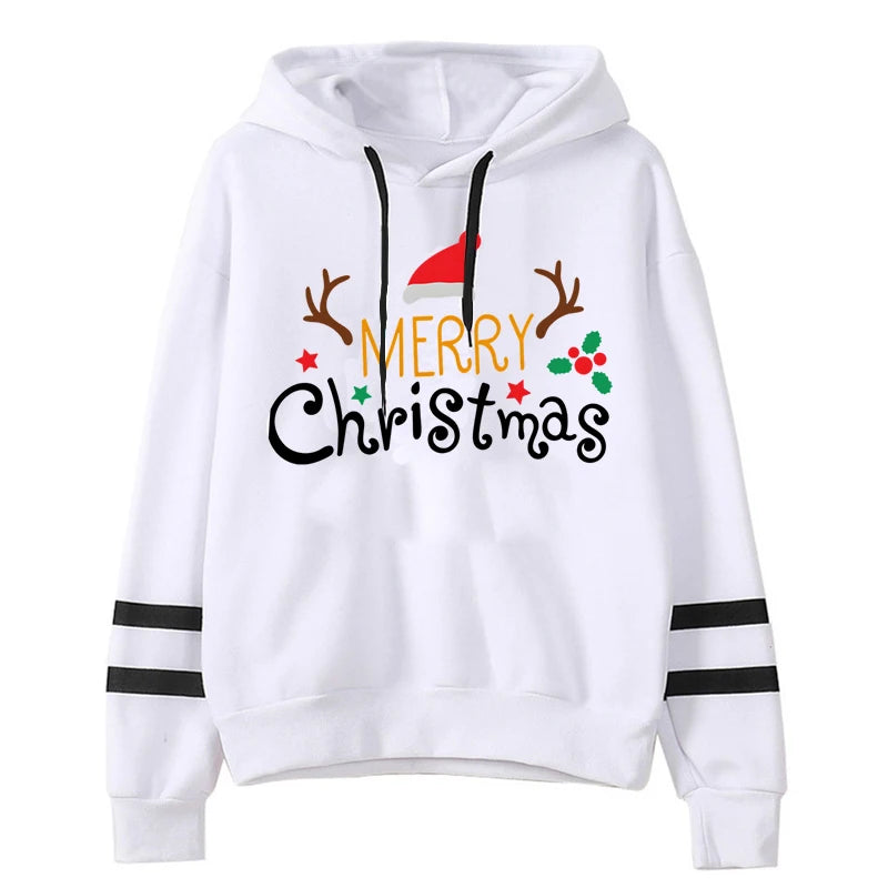 Merry Christmas Printed Hoodie