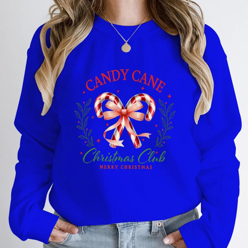 Candy Cane Christmas Sweatshirt