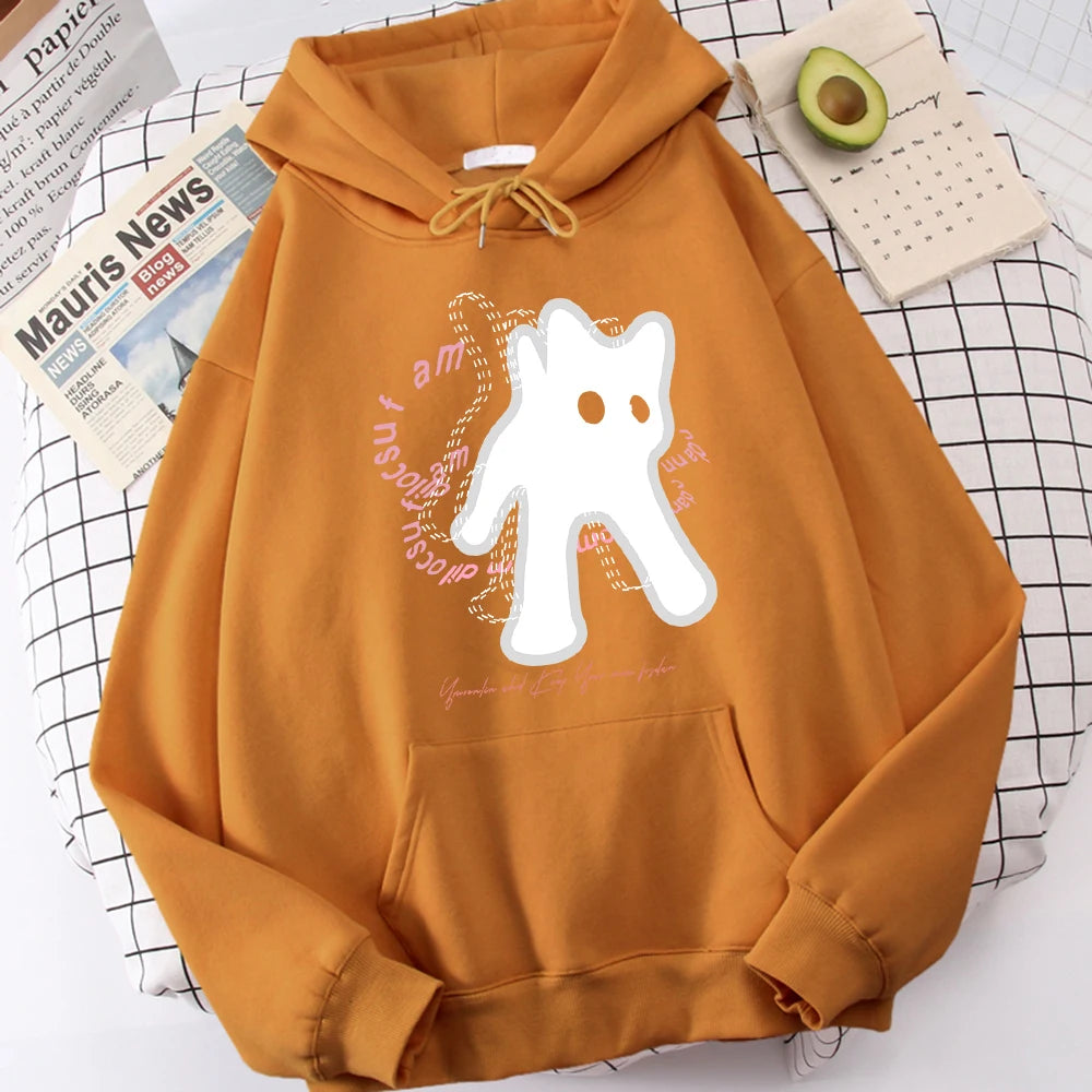 Ghost Cat Hoodie