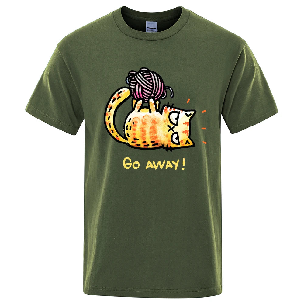 Angry Cat Go Away T-Shirt