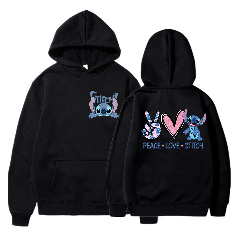 Peace Love Stitch Hoodie