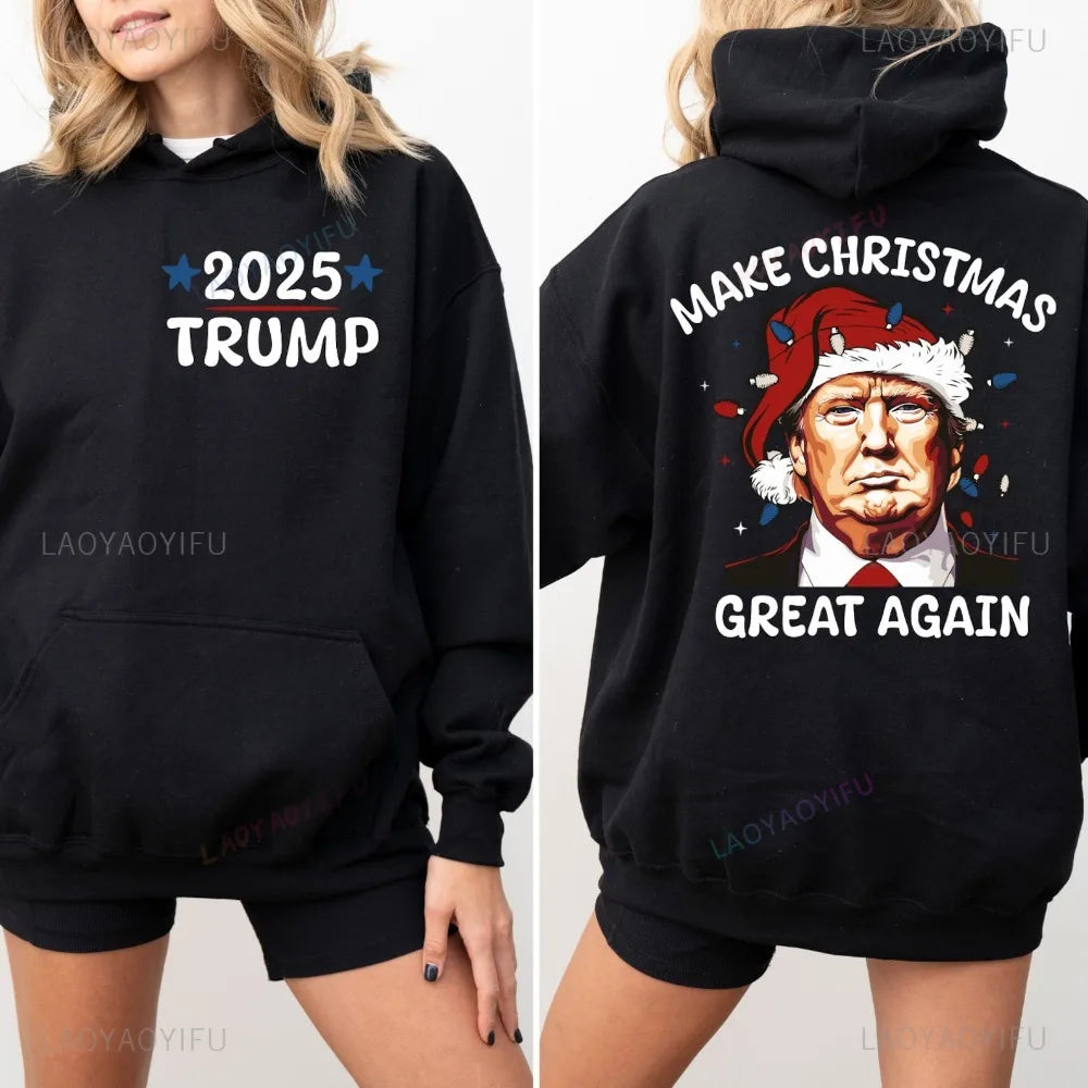 Christmas Great Again Trump 2025 Hoodie