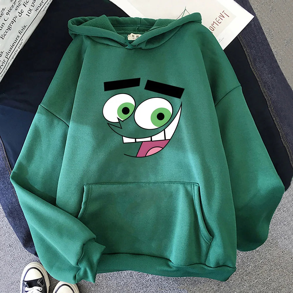 Cartoon Face Hoodie