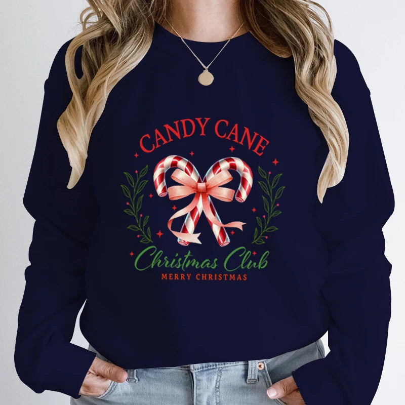 Candy Cane Christmas Sweatshirt