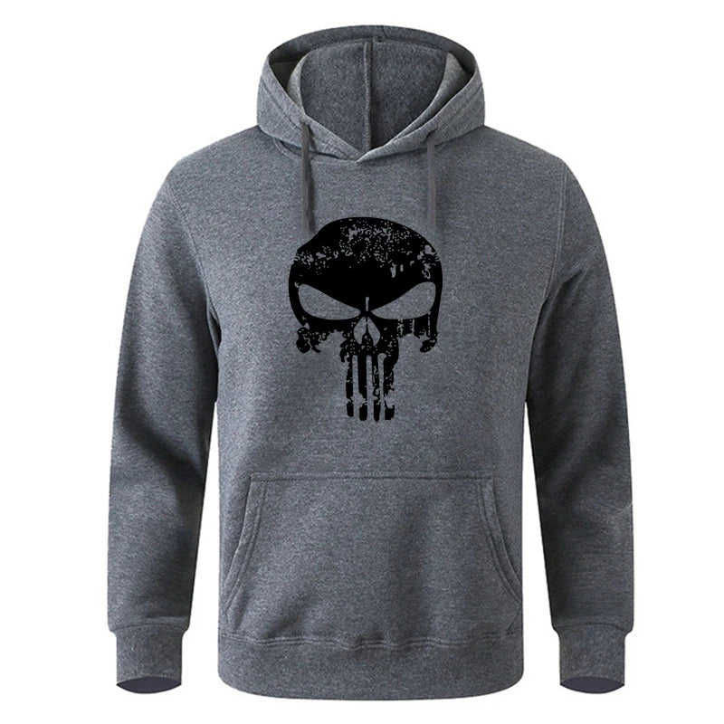 Punishers Skull Printed Hoodie