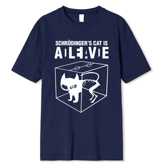 The Big Bang Theory Schrodinger's Cat Printed T-Shirt