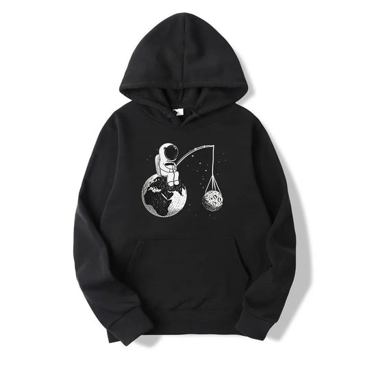 Astronaut Print Hoodie