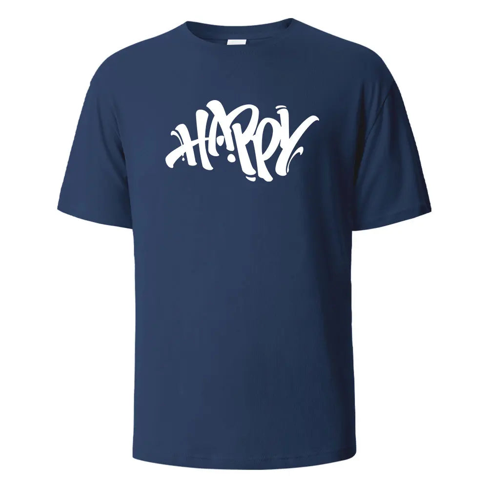 Happy Artistic Font T-Shirt