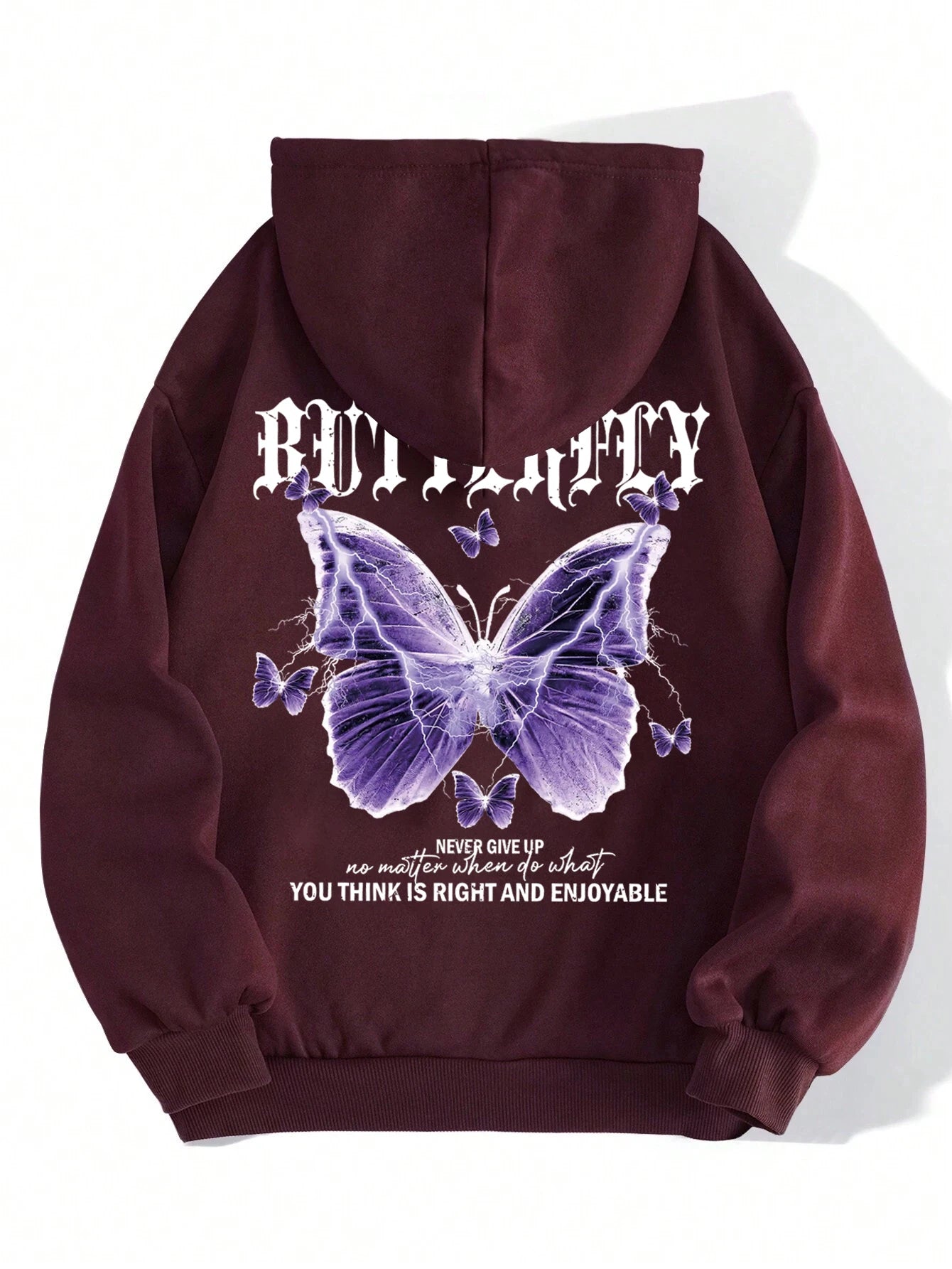 Purple Butterfly Hoodie