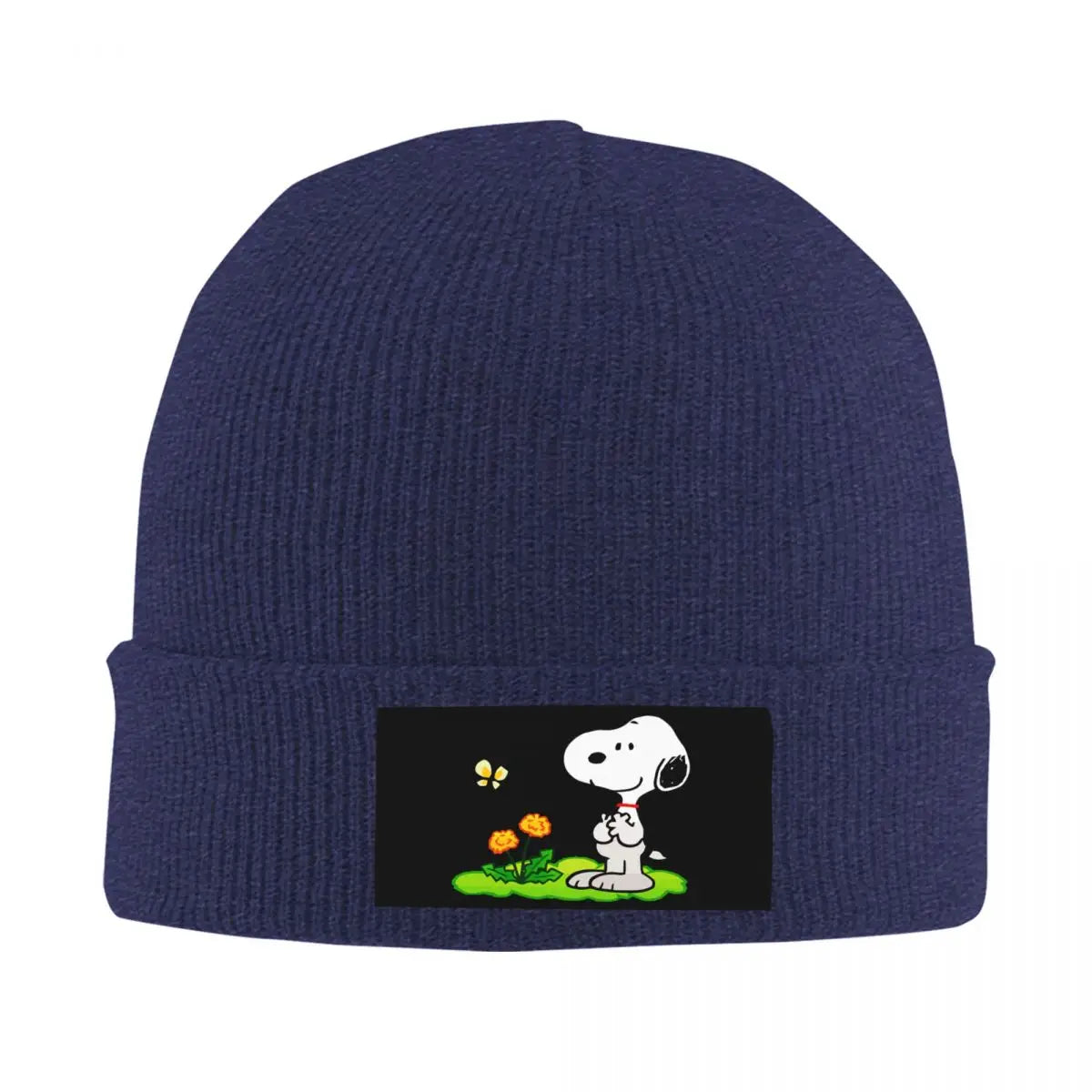 Snoopy Flower Knitted Beanie