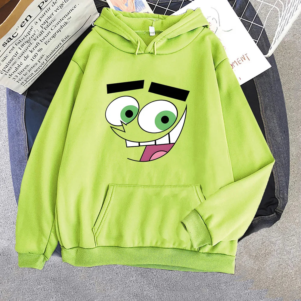 Cartoon Face Hoodie