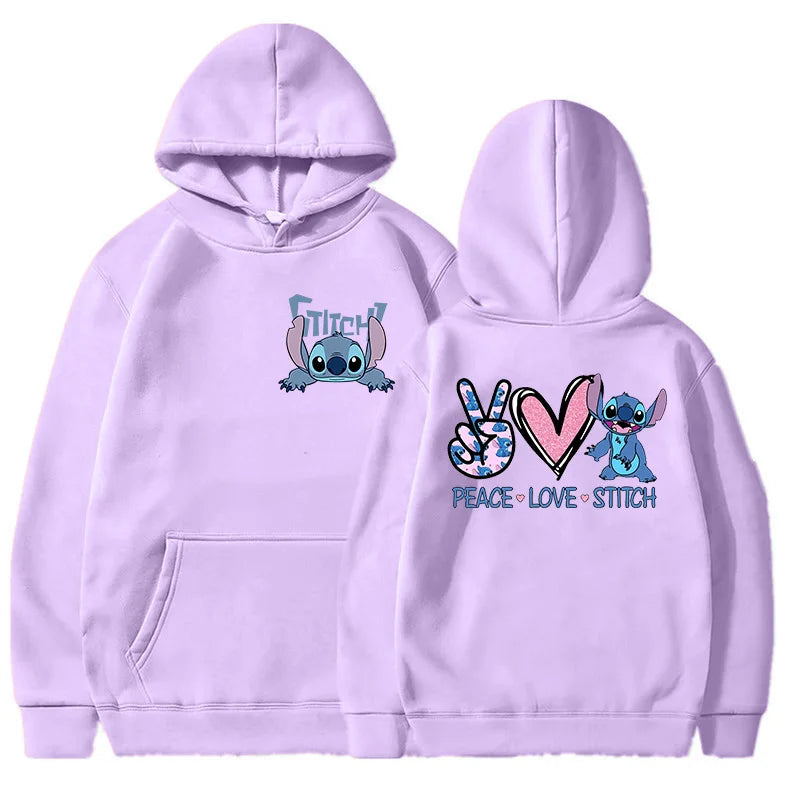 Peace Love Stitch Hoodie