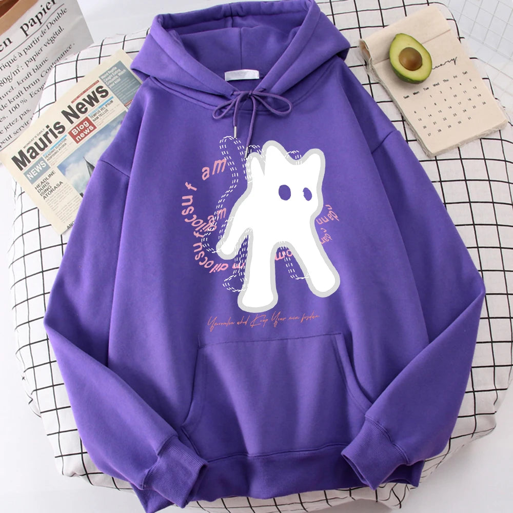 Ghost Cat Hoodie