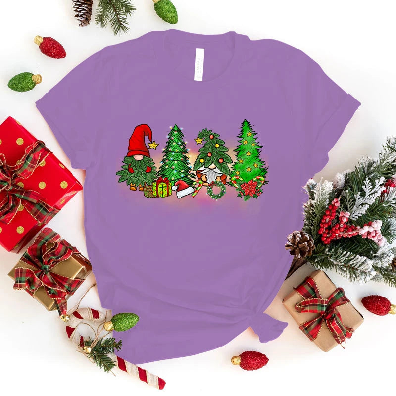 Christmas Gnome Tree T-Shirt