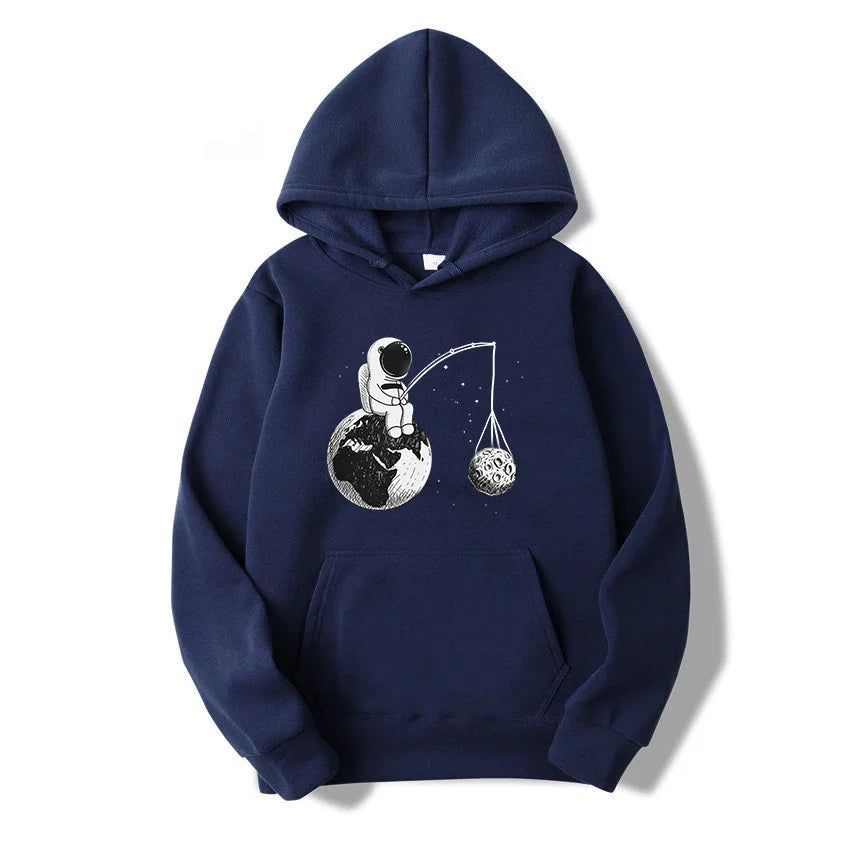 Astronaut Print Hoodie