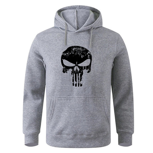 Punishers Skull Printed Hoodie