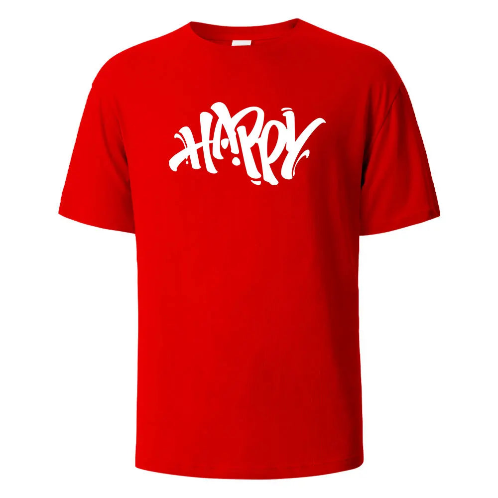 Happy Artistic Font T-Shirt