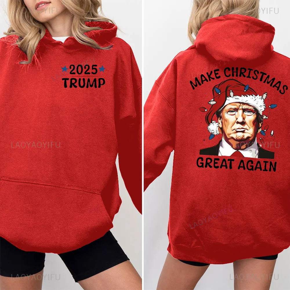 Christmas Great Again Trump 2025 Hoodie