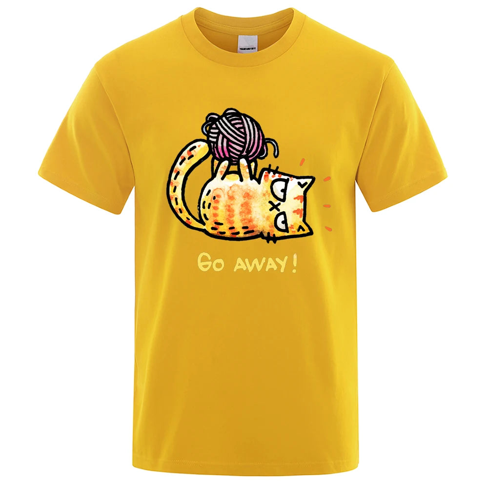 Angry Cat Go Away T-Shirt