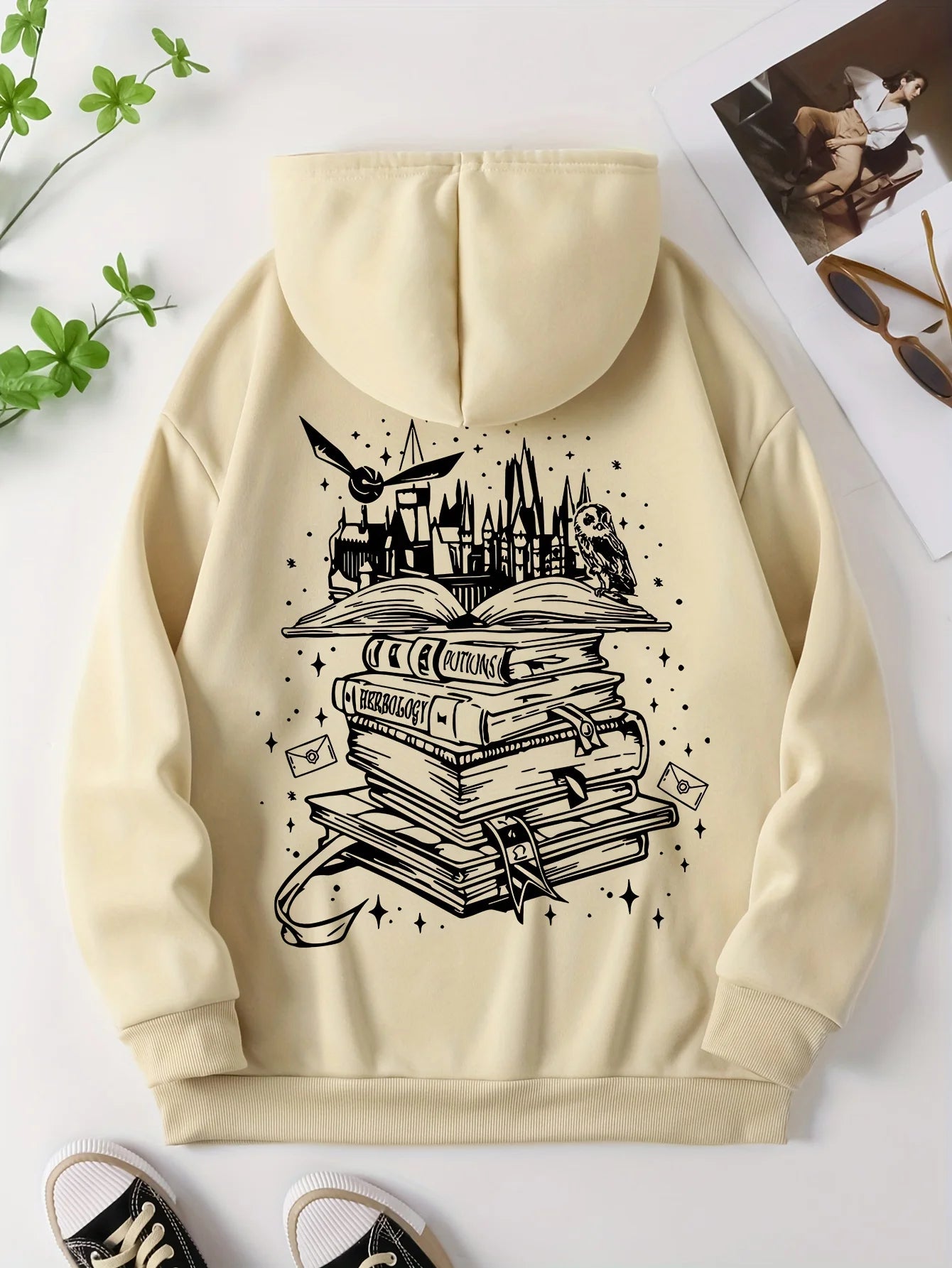 Harry Potter Hogwarts Castle Book Hoodie