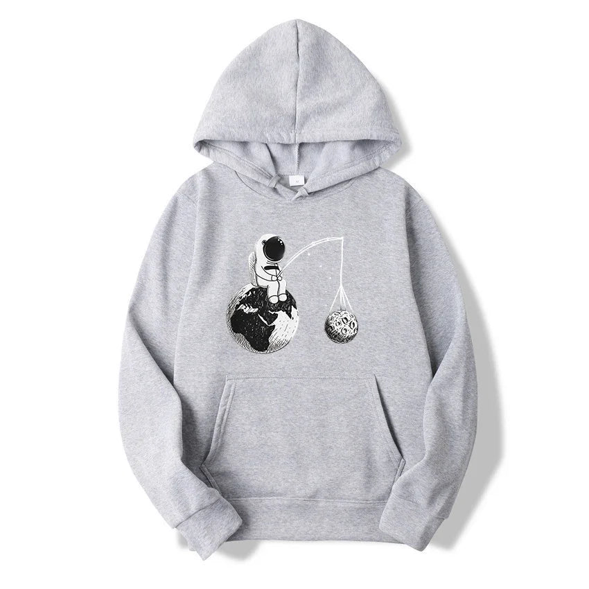 Astronaut Print Hoodie