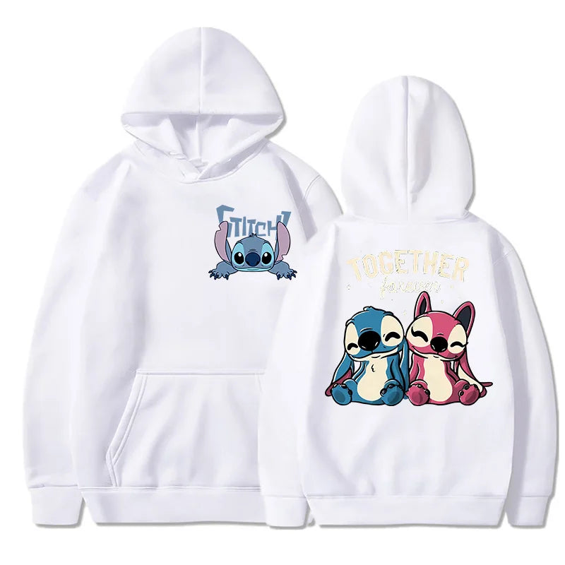 Stitch & Angel Together Forever Hoodie