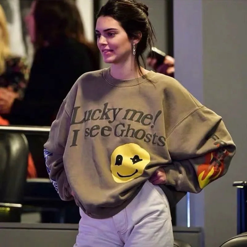 Lucky Me I See Ghosts Kendall Jenner Sweatshirt