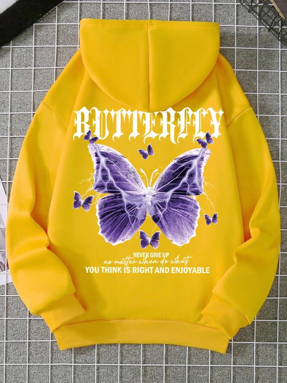 Purple Butterfly Hoodie