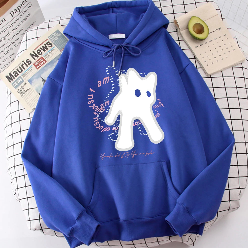 Ghost Cat Hoodie