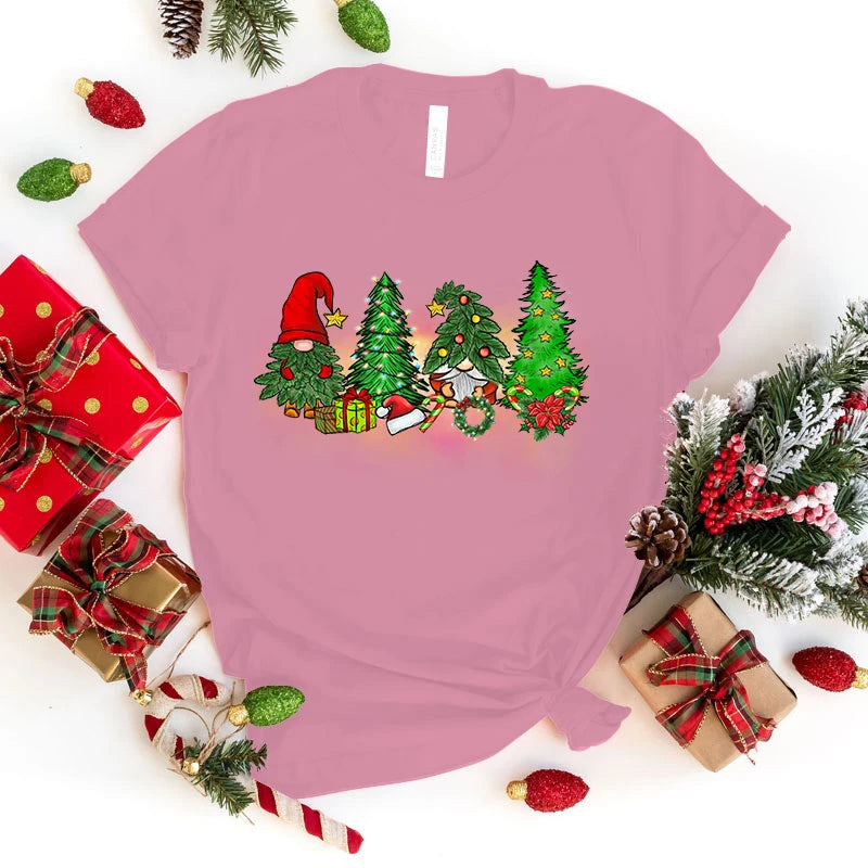 Christmas Gnome Tree T-Shirt