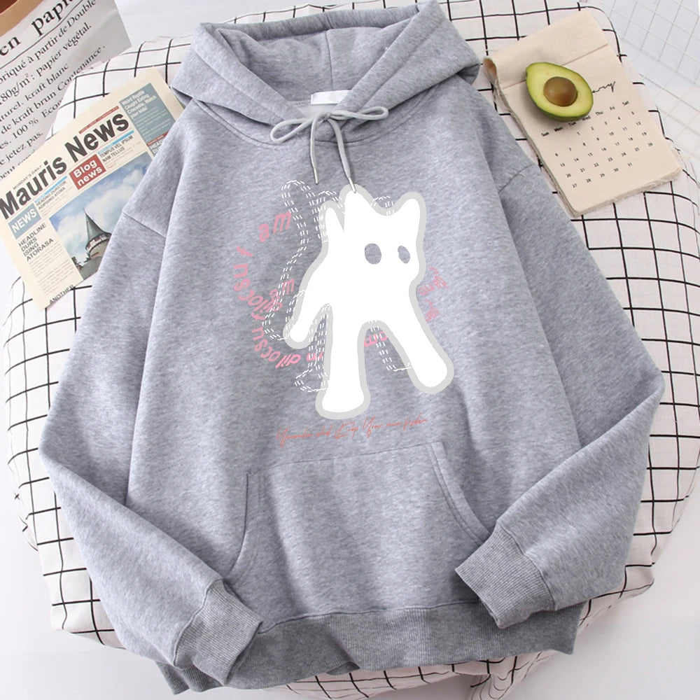 Ghost Cat Hoodie