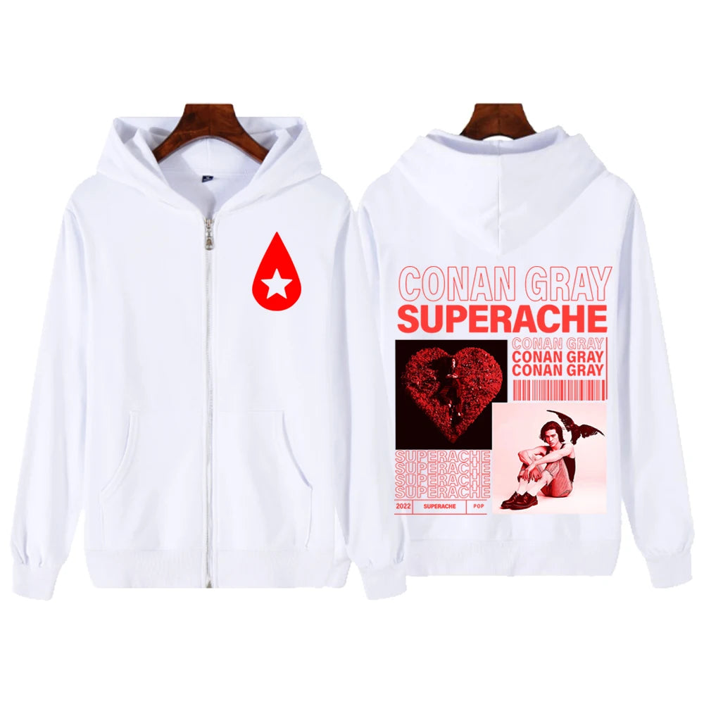 Conan Gray Superache Zip-Up Hoodie