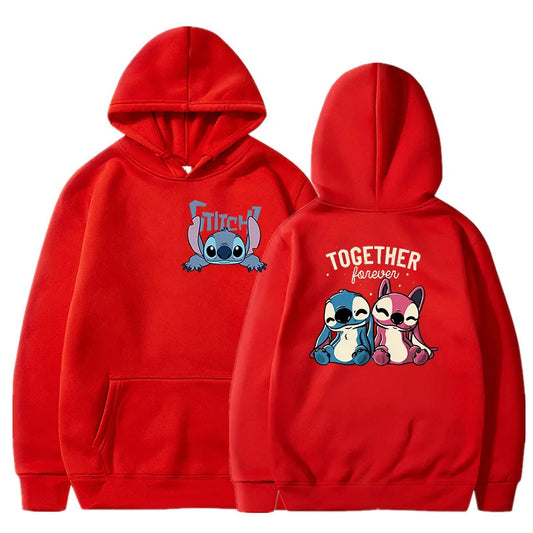 Stitch & Angel Together Forever Hoodie