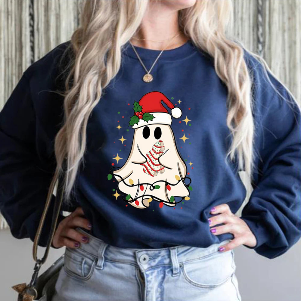 Christmas Ghost Tree Sweatshirt