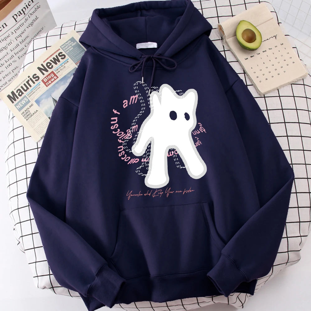 Ghost Cat Hoodie