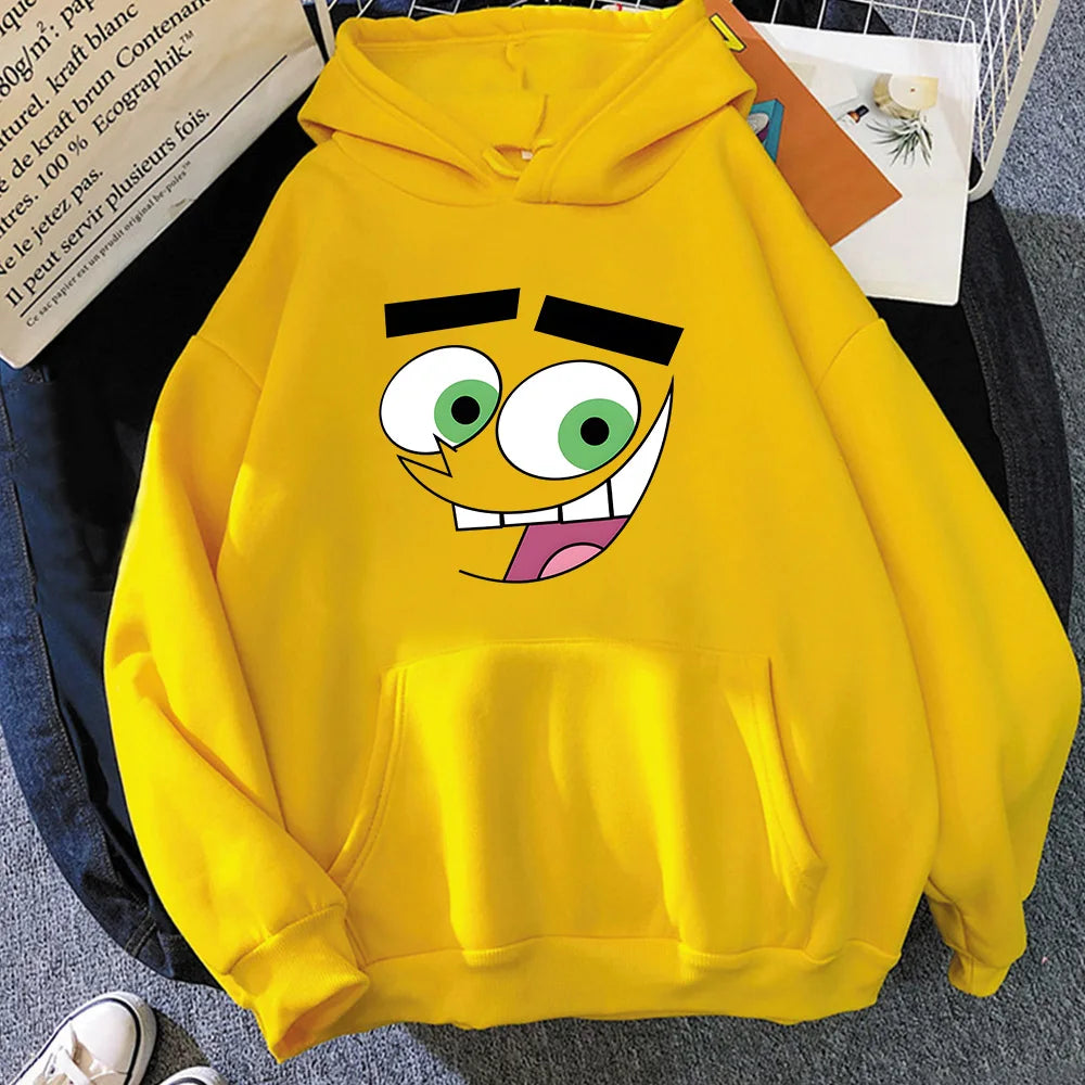 Cartoon Face Hoodie