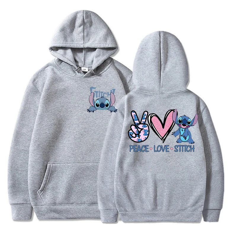 Peace Love Stitch Hoodie