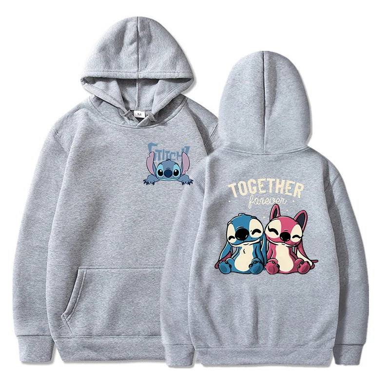 Stitch & Angel Together Forever Hoodie