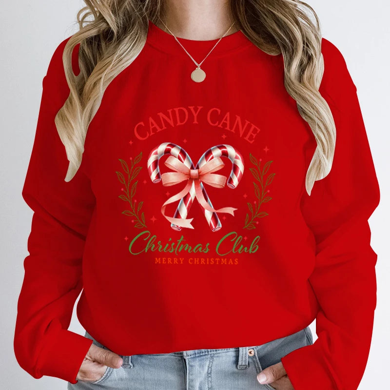 Candy Cane Christmas Sweatshirt