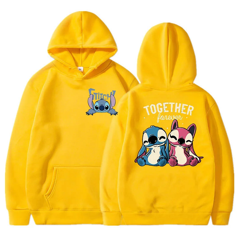 Stitch & Angel Together Forever Hoodie