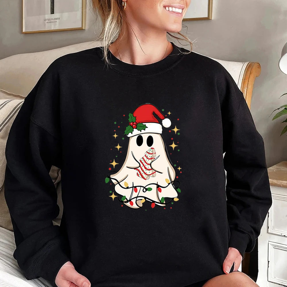 Christmas Ghost Tree Sweatshirt