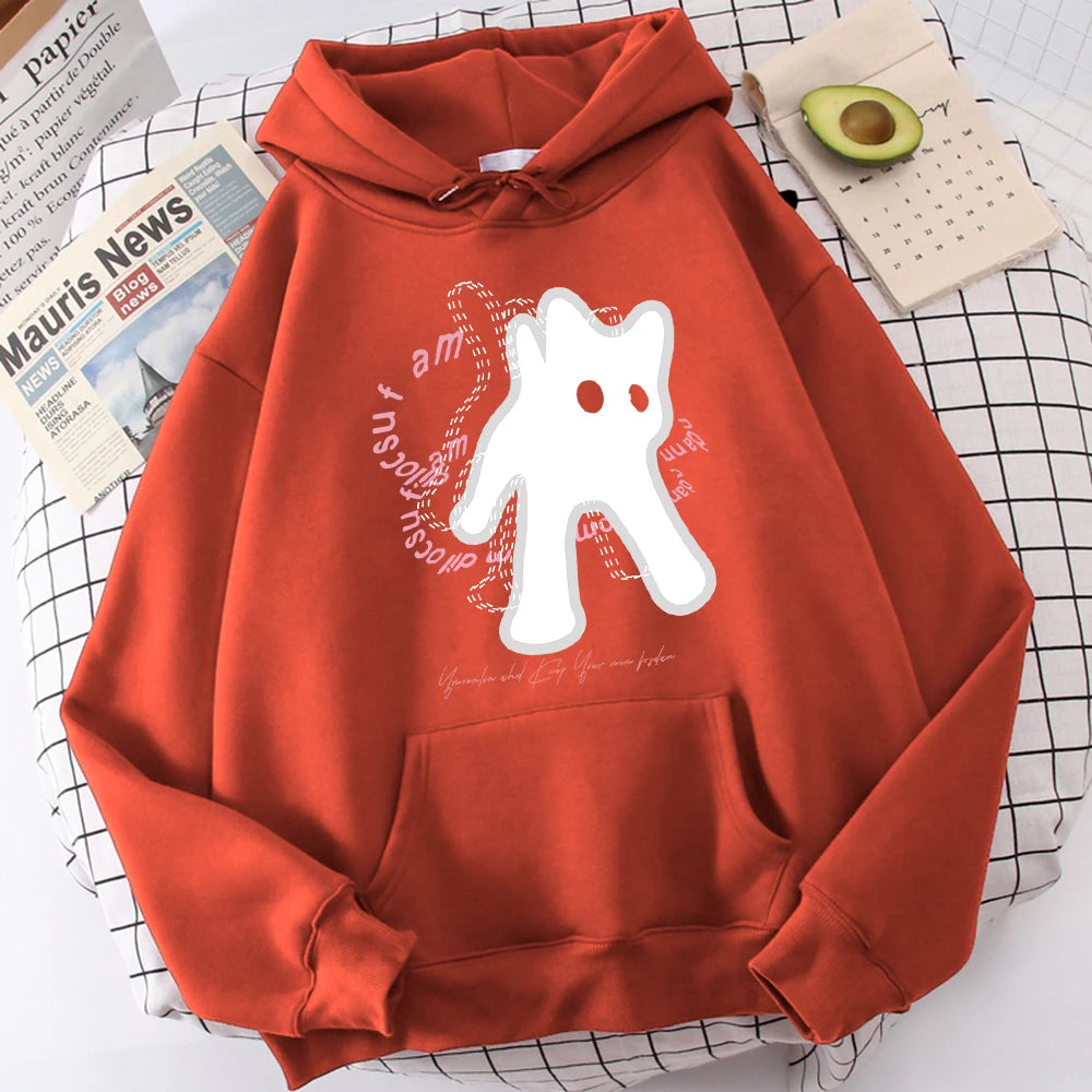 Ghost Cat Hoodie